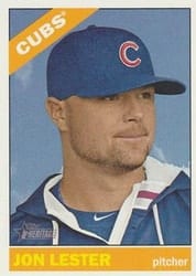 2015 Topps Heritage Base Set Jon Lester #458 card
