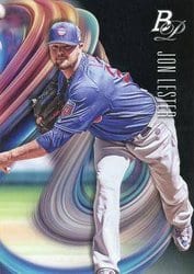 2018 Bowman Platinum Base Set Jon Lester #3 card