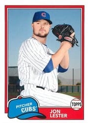 2018 Topps Archives Base Set Jon Lester #223 card