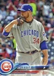 2018 Topps Base Set Jon Lester #266 card
