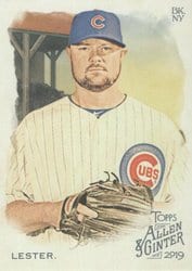 2019 Topps Allen & Ginter Base Set Jon Lester #293 card