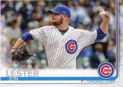 2019 Topps Base Set Jon Lester #40 card