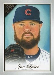2019 Topps Gallery Base Set Jon Lester #43 card