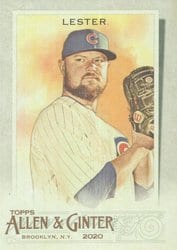 2020 Topps Allen & Ginter Base Set Jon Lester #272 card