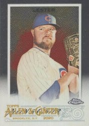 2020 Topps Allen & Ginter Chrome Base Set Jon Lester #272 card