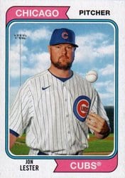 2020 Topps Archives Base Set Jon Lester #134 card