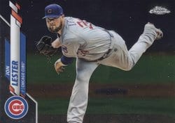 2020 Topps Chrome Base Set Jon Lester #123 card