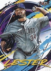 2020 Topps Fire Base Set Jon Lester #109 card