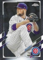 2021 Topps Chrome Base Set Jon Lester #13 card