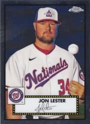 2021 Topps Chrome Platinum Anniversary Base Set Jon Lester #231 card