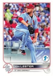 2022 Topps 1st Edition Base Set Jon Lester #213 card