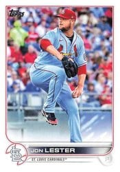 2022 Topps Base Set Jon Lester #213 card
