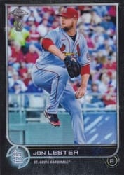 2022 Topps Chrome Ben Baller Edition Base Set Jon Lester #187 card