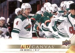 2022-23 Upper Deck UD Canvas Jon Merrill #C41 card