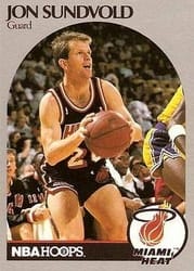 1990-91 Hoops Base Set Jon Sundvold #171 card