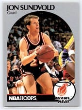 1990-91 Hoops Base Set Jon Sundvold #172 card