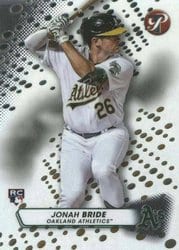 2023 Topps Pristine Base Set Jonah Bride #70 card