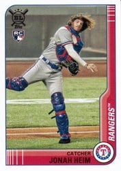 2021 Topps Big League Base Set Jonah Heim #115 card