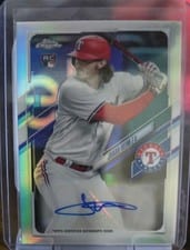 2021 Topps Chrome Update Autograph Jonah Heim #CUSA-JHE card