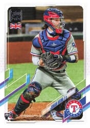 2021 Topps UK Edition Base Set Jonah Heim #22 card