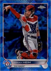 2022 Topps Chrome Sapphire Edition Base Set Jonah Heim #230 card
