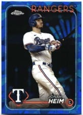 2024 Topps Chrome Sapphire Edition Base Set Jonah Heim #235 card