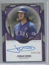 2024 Topps Tier One Next Level Autographs Jonah Heim #NLA-JH card