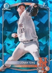 2025 Bowman Sapphire Edition Base Set Jonah Tong #BCP-105 card