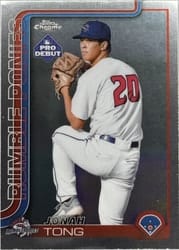 2025 Topps Pro Debut Chrome Jonah Tong #PDC-183 card