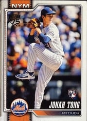 2026 Topps Base Set Jonah Tong #4 card
