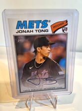 2026 Topps Heritage Real One Autographs Jonah Tong #ROA-JTO card