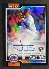 2026 Topps Real One Autographs Jonah Tong #4 card