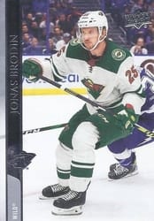 2020-21 Upper Deck Base Set Jonas Brodin #341 card