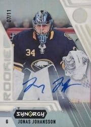 2020-21 Upper Deck Synergy Base Set Jonas Johansson #93 card