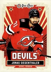 2025-26 O-Pee-Chee Base Retro Jonas Siegenthaler #398 card