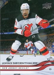 2025-26 Upper Deck Base Set Jonas Siegenthaler #354 card
