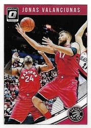 2018-19 Donruss Optic Base Set Jonas Valanciunas #43 card
