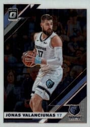2019-20 Donruss Optic Base Set Jonas Valanciunas #130 card