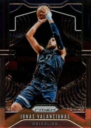 2019-20 Panini Prizm Base Set Jonas Valanciunas #229 card