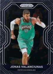 2020-21 Panini Prizm Base Set Jonas Valanciunas #188 card