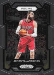 2023-24 Panini Prizm Base Set Jonas Valanciunas #289 card
