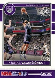 2024-25 Haunted Hoops Base Haunted Hoops Jonas Valanciunas #152 card