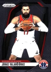 2024-25 Panini Prizm Base Set Jonas Valanciunas #76 card