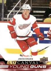 2022-23 Upper Deck UD Canvas Jonatan Berggren #C365 card