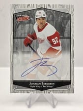 2022-23 Upper Deck Ultimate Collection 1999-00 Ultimate Victory Retro Autographs Jonatan Berggren #UVA-JB card