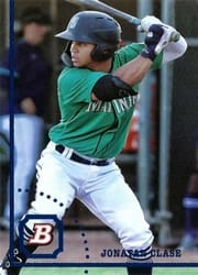 2022 Bowman Heritage Prospects Jonatan Clase #BHP-34 card