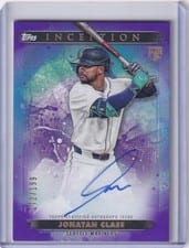 2024 Topps Inception Rookie And Emerging Star Autographs Jonatan Clase #BRES-JC