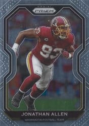 2020 Panini Prizm Base Set Jonathan Allen #183 card
