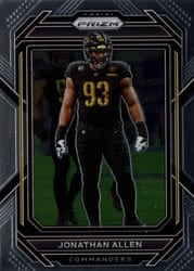 2022 Panini Prizm Base Set Jonathan Allen #297 card
