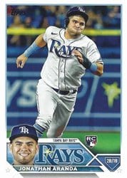 2023 Topps Base Set Jonathan Aranda #154 card